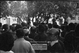 Manifestación de trabajadores de comercios mayoristas de alimentación por su convenio