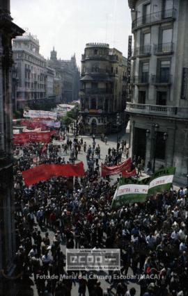 Manifestación 1o de Mayo de 1980 en Sevilla