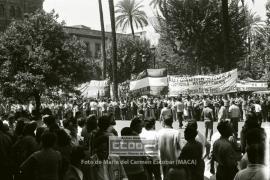 Manifestación 1o de Mayo de 1979 en Sevilla