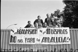 Encierro y huelga de hambre de los delegados CCOO en FASA