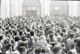 Acciones de los alumnos de la Universidad de Sevilla durante la huelga general de la COS – 27