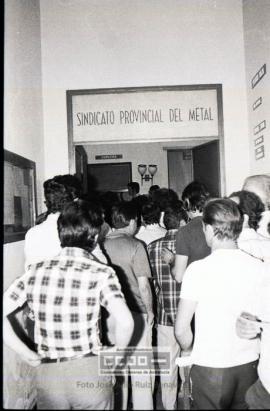 Concentración  de trabajadores por el Convenio del Metal en la calle Moreria (2) – 04