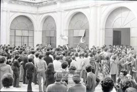 Acciones de los alumnos de la Universidad de Sevilla durante la huelga general de la COS – 14