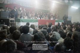 Mitin en del PCA, con intervención de Santiago Carrillo, en Casariche y posterior visita a la Pue...