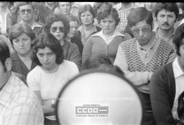 Manifestación de trabajadores de comercios mayoristas de alimentación por su convenio