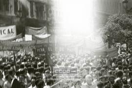 Manifestación 1o de Mayo de 1979 en Sevilla