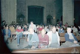 Encierro de jornaleros de CCOO del campo en la Catdral de Sevilla