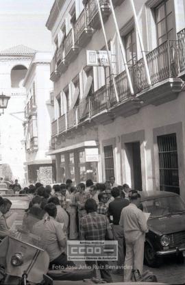 Concentración  de trabajadores por el Convenio del Metal en la calle Moreria (2) – 02