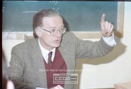 Ponencia de Nicolás Sartorius en la escuela de formación sidical, en la sede de Morería y fotos d...