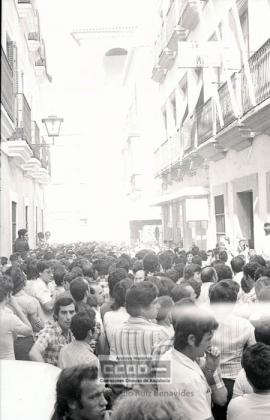 Concentración  de trabajadores por el Convenio del Metal en la calle Moreria – 05
