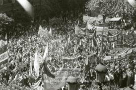 Manifestación 1o de Mayo de 1979 en Sevilla