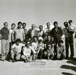 Visita de Marcelino Camacho a La Luisiana y a Puebla de Cazalla