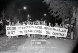 Manifestación de CC.OO. de Comercio Sevilla, en defensa de su convenio