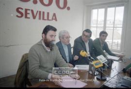 Visita de Marcelino Camacho a Sevilla