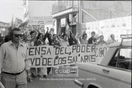 Manifestación del 1º de Mayo de 1979 en camas