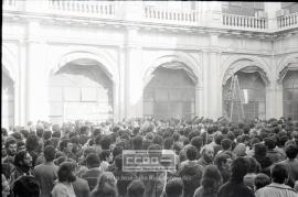 Acciones de los alumnos de la Universidad de Sevilla durante la huelga general de la COS – 18