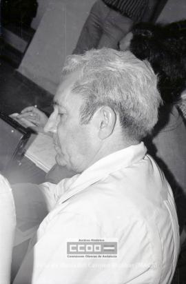 Rueda de prensa y acto sindical con participación de Marcelino Camacho
