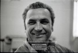Primeros planos de dirigentes de CCOO y del PCA