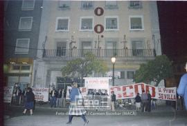 Concentración de trabajadores de Ambulancias Salomón