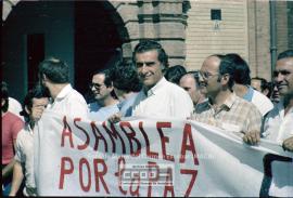 Manifestación de apoyo al pueblo chileno