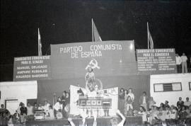Mitin del PCE de los candidatos comunistas al senado y al congreso en piscinas Sevilla – 13