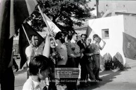 Manifestación del 1º de Mayo de 1979 en camas