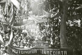 Manifestación 1o de Mayo de 1979 en Sevilla