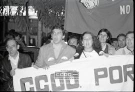 Manifestación de CC.OO. de Comercio Sevilla, en defensa de su convenio