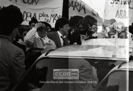 Rueda de prensa en Sevilla de las madres de la Plaza de Mayo
