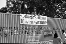 Encierro y huelga de hambre de los delegados CCOO en FASA