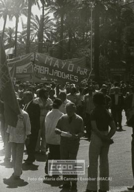 Manifestación 1o de Mayo de 1979 en Sevilla