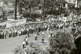 Manifestación 1o de Mayo de 1979 en Sevilla