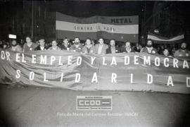 Manifestación en defensa del empleo y por el cumplimiento del ANE