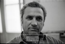 Primeros planos de dirigentes de CCOO y del PCA