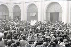 Acciones de los alumnos de la Universidad de Sevilla durante la huelga general de la COS – 26