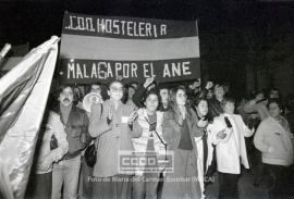 Manifestación en defensa del empleo y por el cumplimiento del ANE