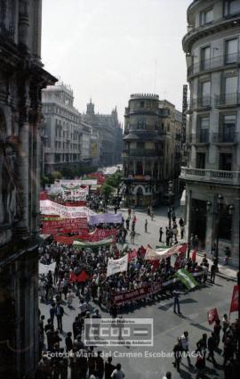 Manifestación 1o de Mayo de 1980 en Sevilla