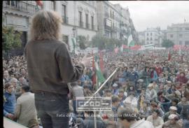 Mitin del PCA del 28F, día de Andalucía, de 1983