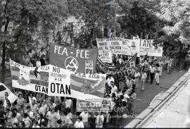 Manifestación en Sevilla del PCA contra la entrada de España en la OTAN