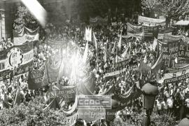 Manifestación 1o de Mayo de 1979 en Sevilla