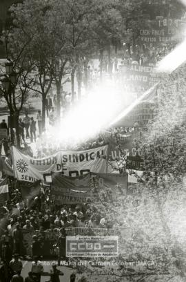 Manifestación 1o de Mayo de 1979 en Sevilla