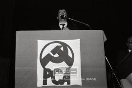 Acto del PCA con la intervención de Gerardo Iglesias