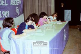 1a Jornadas Feministas Internacionales celebradas en Sevilla 27-28 de Junio 1981