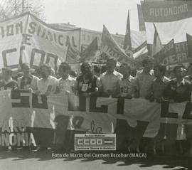 Manifestación 1o de Mayo de 1979 en Sevilla