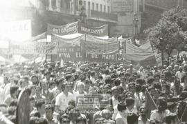 Manifestación 1o de Mayo de 1979 en Sevilla