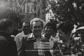 Visita de Marcelino Camacho a La Luisiana y a Puebla de Cazalla