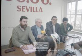 Visita de Marcelino Camacho a Sevilla