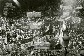 Manifestación 1o de Mayo de 1979 en Sevilla