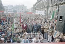 Mitin del PCA del 28F, día de Andalucía, de 1983