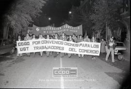 Manifestación de CC.OO. de Comercio Sevilla, en defensa de su convenio